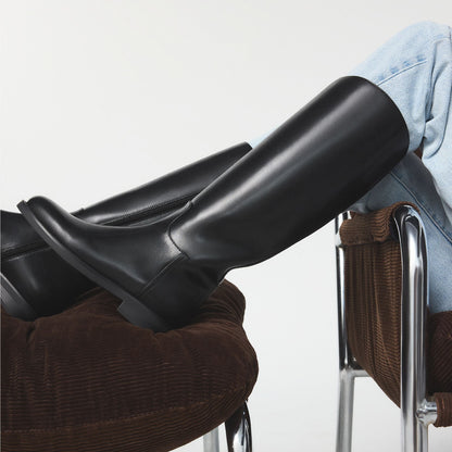 Charley in Black - Knee-high boot, Cup sole | Aldo