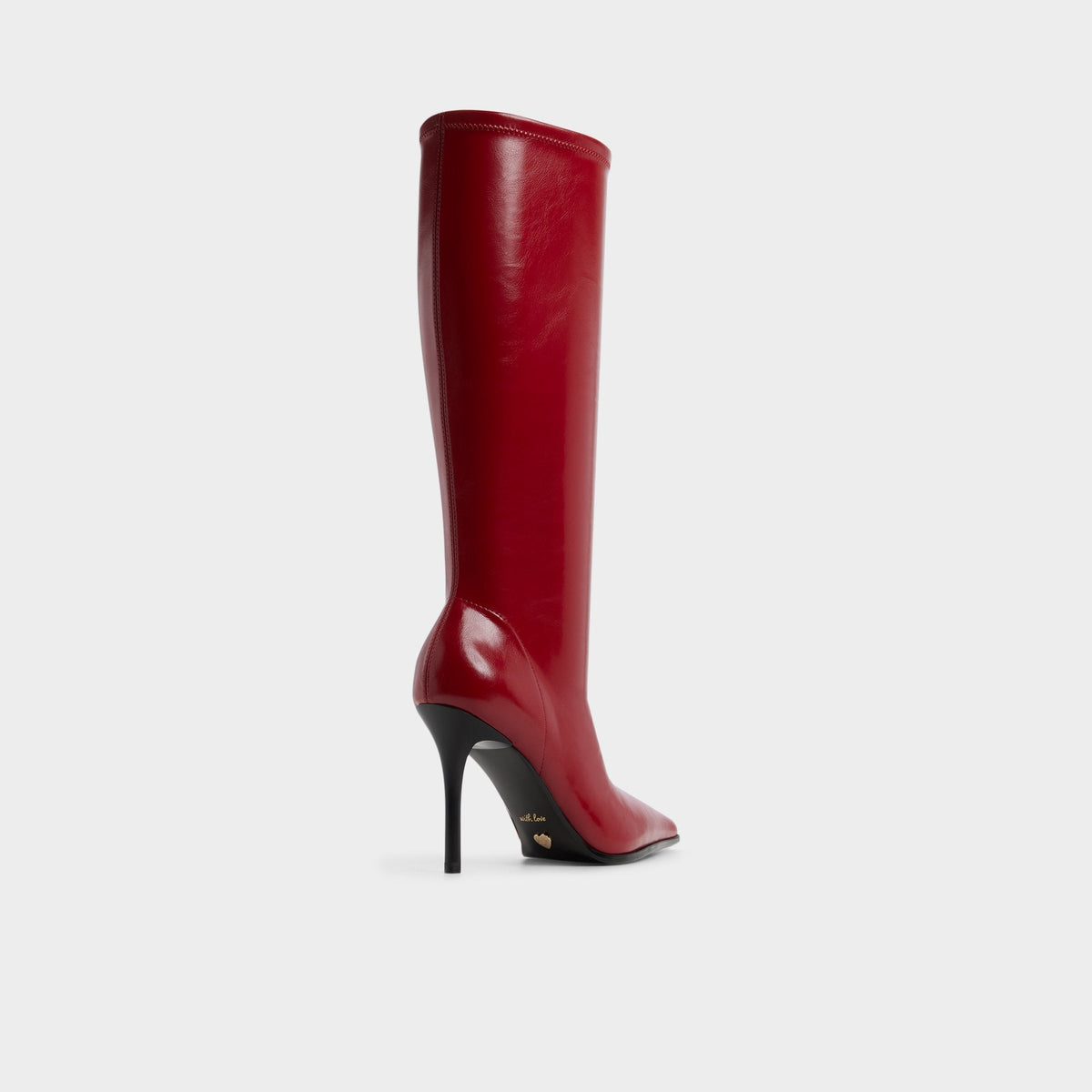 Re in Emily Medium Red - Knee-high boot, Stiletto heel | Aldo