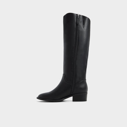 Kaydienh in Black - Knee-high boot, Block heel | Aldo