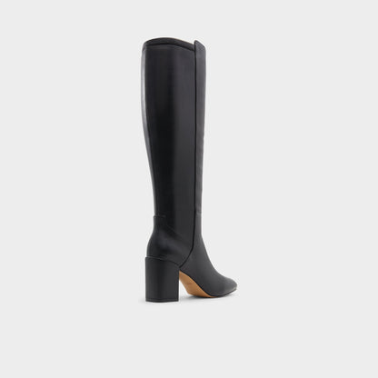 Satori Black/Black Women's Tall Boots - Knee-high boot, Block heel | Aldo