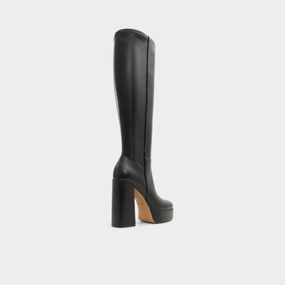 Albie Black Women's Tall Boots - Knee-high boot, Platform | Aldo