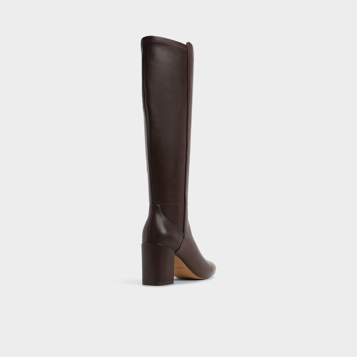 Satori Brown Overflow Women's Tall Boots - Knee-high boot, Block heel | Aldo