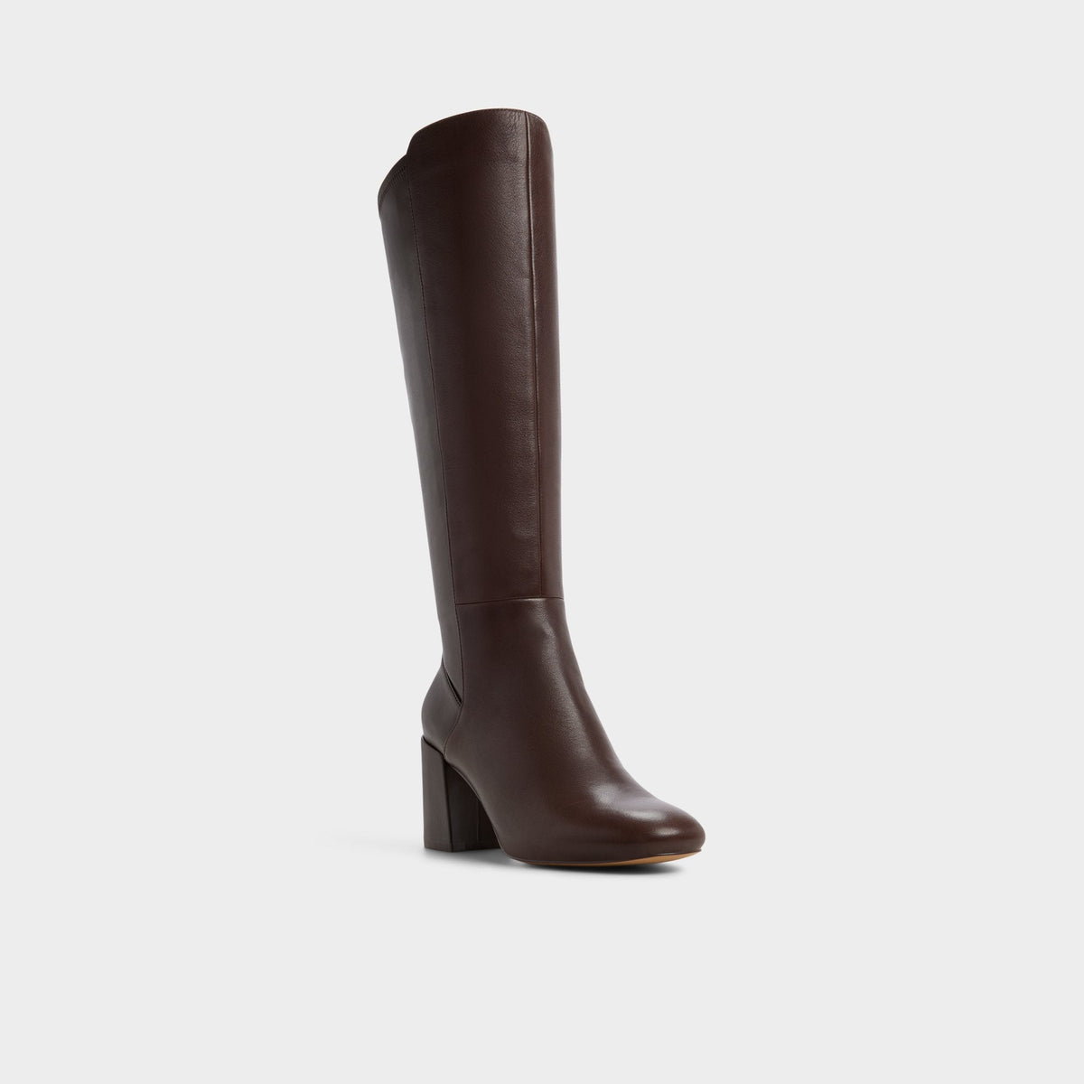 Satori Brown Overflow Women's Tall Boots - Knee-high boot, Block heel | Aldo