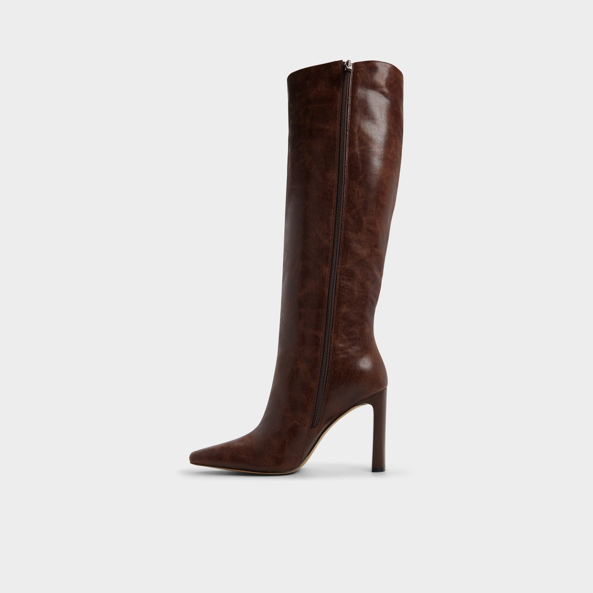 Elyne in Medium Brown - Knee-high boot | Aldo