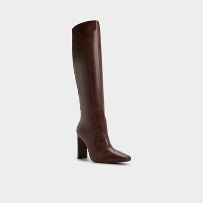 Elyne in Medium Brown - Knee-high boot | Aldo