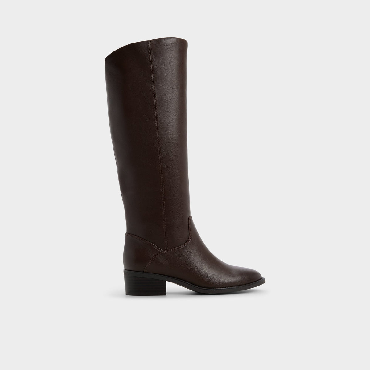 Kaydienh in Dark Brown - Knee-high boot, Block heel | Aldo