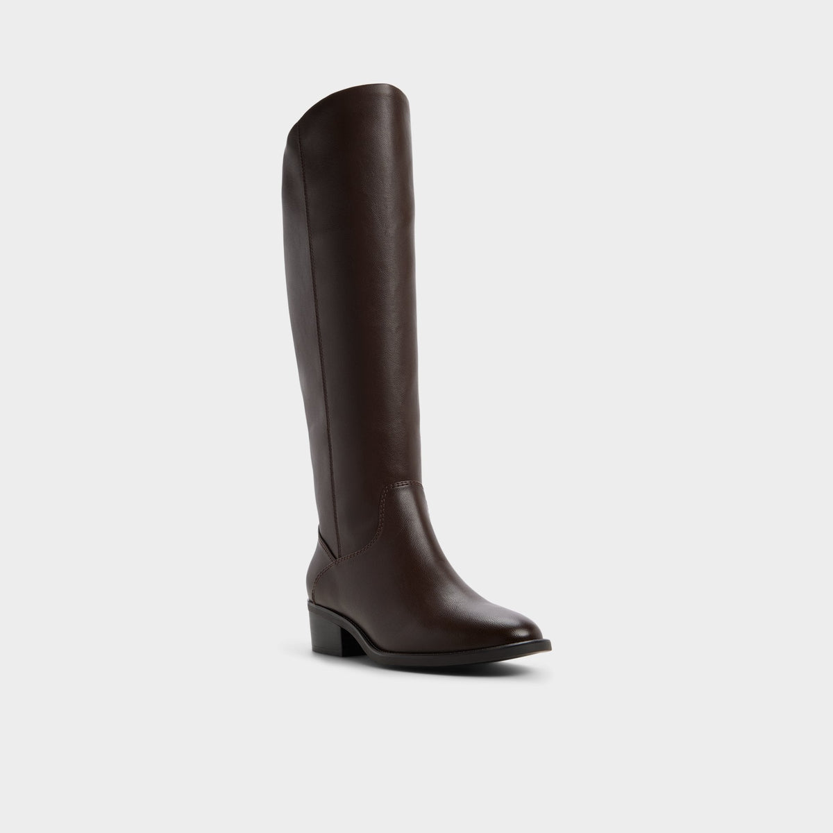 Kaydienh in Dark Brown - Knee-high boot, Block heel | Aldo