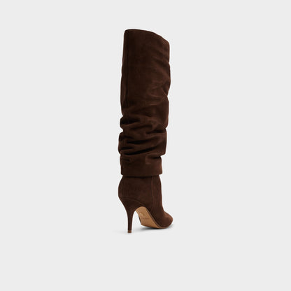 Kimmia in Medium Brown - Knee-high boot, Stiletto heel | Aldo