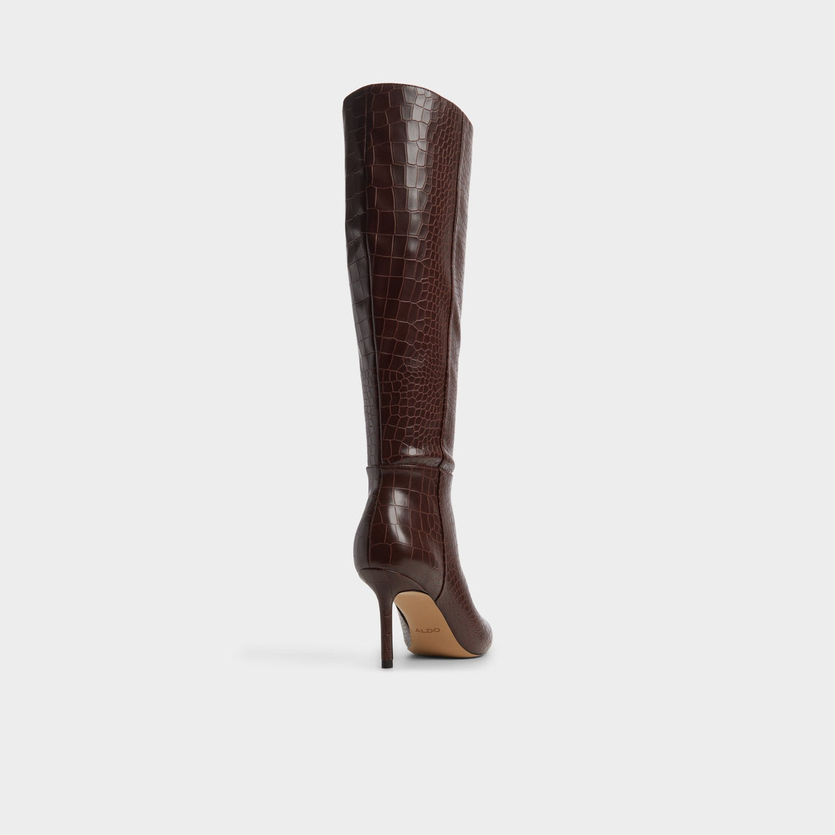 Saphiria Dark Brown Women's Tall Boots - Knee-high boot, Stiletto heel | Aldo