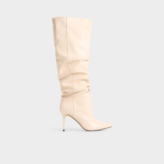 Daroba in Cream - Over-the-knee boot, Stiletto heel | Aldo