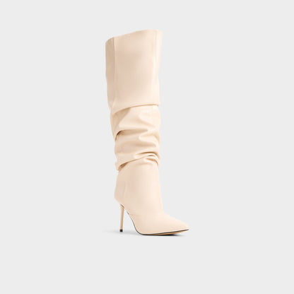 Daroba in Cream - Over-the-knee boot, Stiletto heel | Aldo