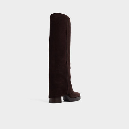 Maeveh in Dark Brown - Knee-high boot, Platform | Aldo