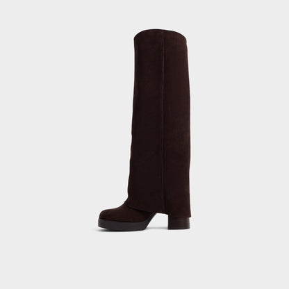 Maeveh in Dark Brown - Knee-high boot, Platform | Aldo