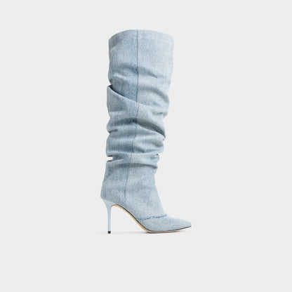 Daroba in Denim - Over-the-knee boot, Stiletto heel | Aldo