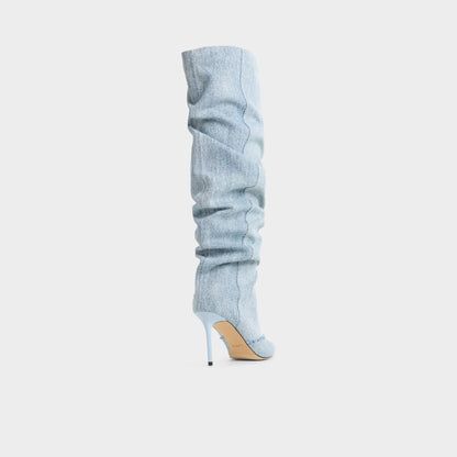 Daroba in Denim - Over-the-knee boot, Stiletto heel | Aldo