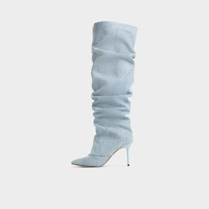 Daroba in Denim - Over-the-knee boot, Stiletto heel | Aldo