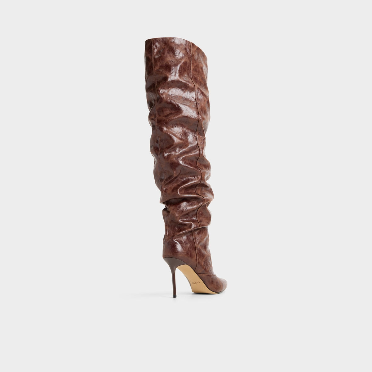 Daroba in Dark Brown - Over-the-knee boot, Stiletto heel | Aldo