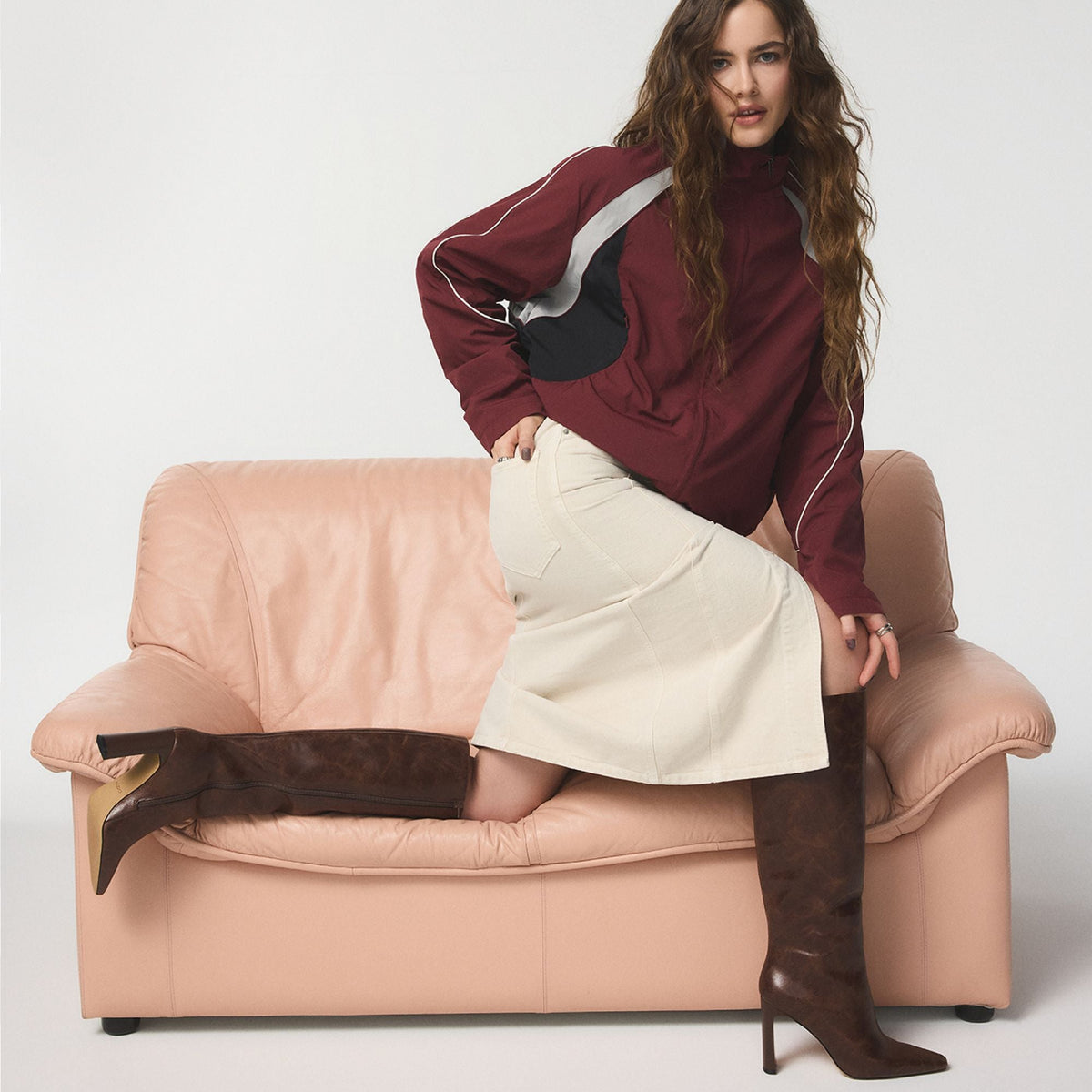 Elyne in Wc Medium Brown - Knee-high boot | Aldo