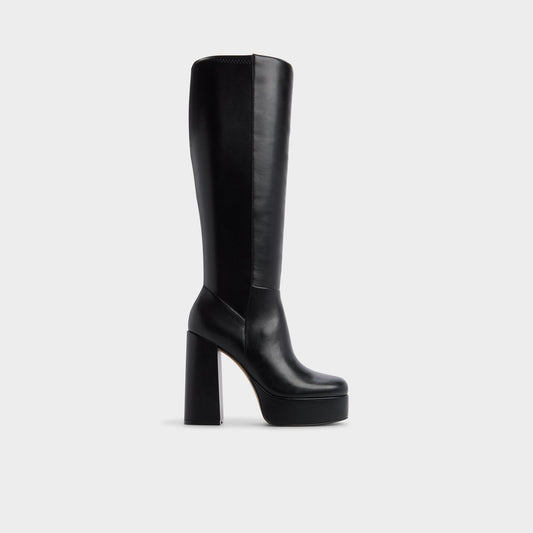 Albie in Wc Black - Knee-high boot, Platform | Aldo