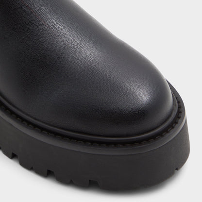 Carelden in Wc Black - Knee-high boot, Lug sole | Aldo