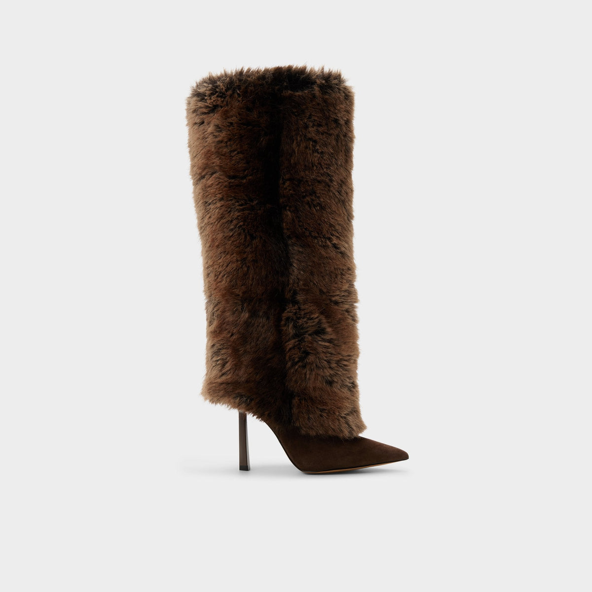 Lennore in Dark Brown 14163383 - Knee-high boot, Stiletto heel | Aldo