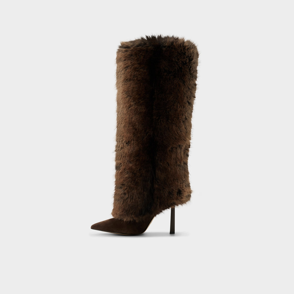 Lennore in Dark Brown 14163383 - Knee-high boot, Stiletto heel | Aldo