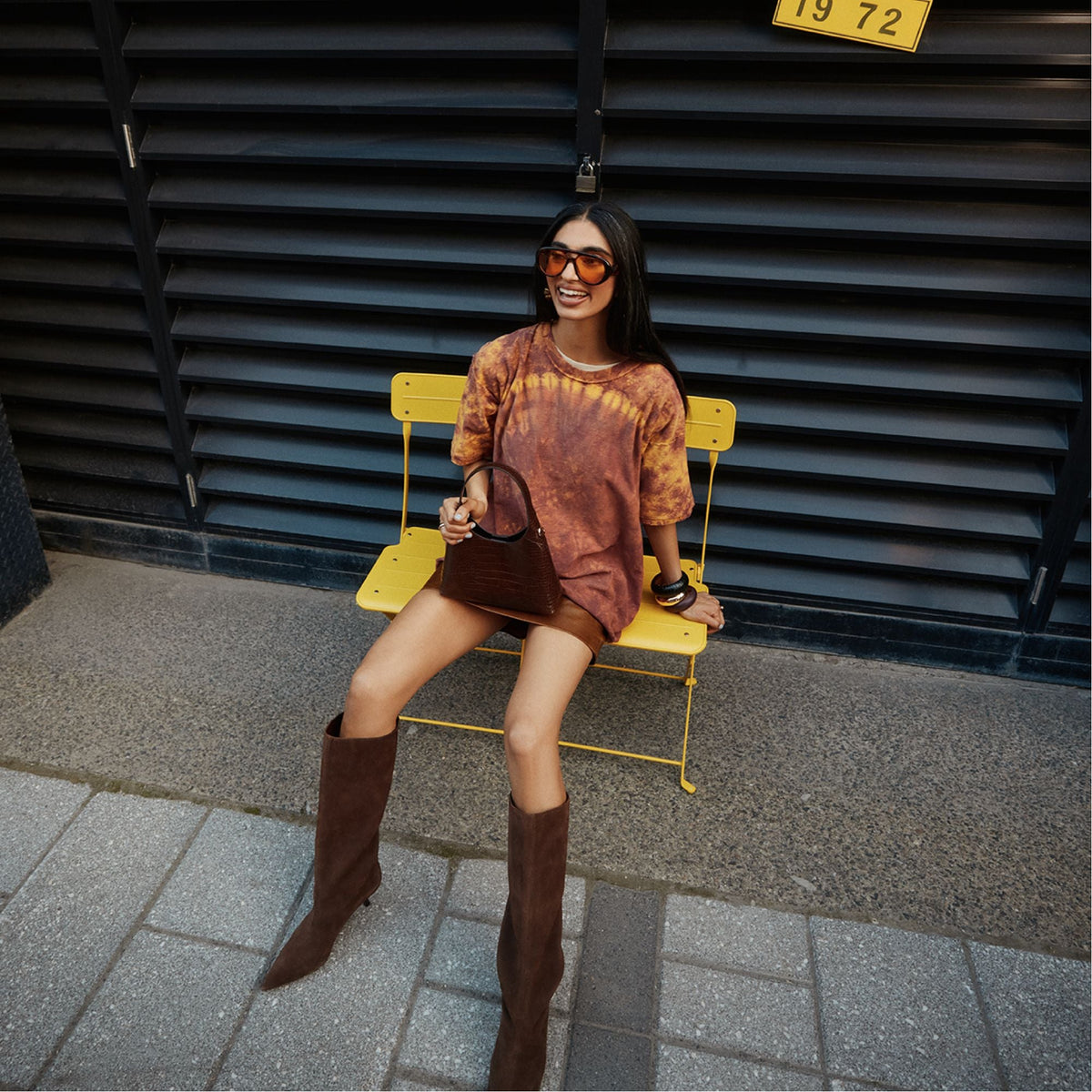 Selora in Dark Brown - Knee-high boot, Stiletto heel | Aldo