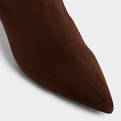 Selora in Dark Brown - Knee-high boot, Stiletto heel | Aldo