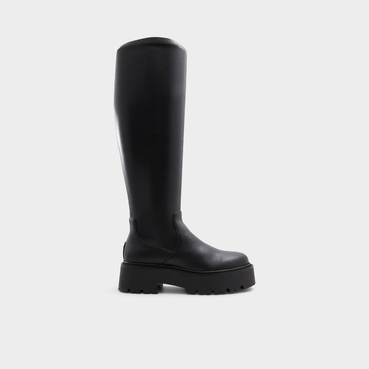 Carelden Black Women's Tall Boots - Knee-high boot, Lug sole | Aldo