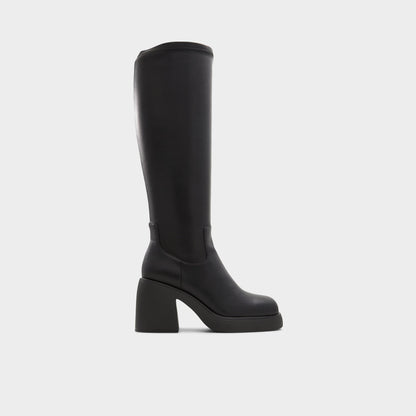 Auster Black Women's Tall Boots - Knee-high boot, Platform | Aldo