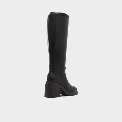 Auster Black Women's Tall Boots - Knee-high boot, Platform | Aldo