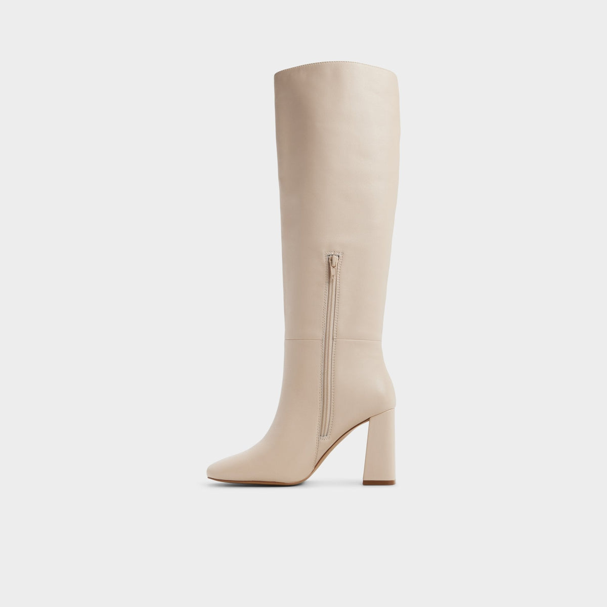 Helana in Cream - Knee-high boot, Block heel | Aldo
