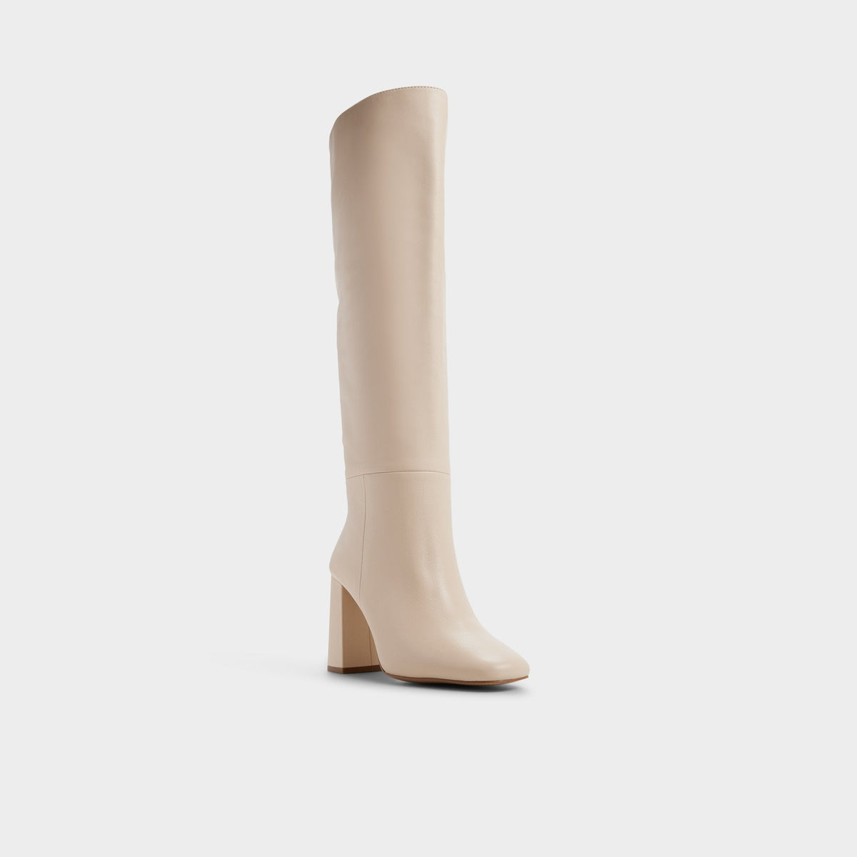 Helana in Cream - Knee-high boot, Block heel | Aldo