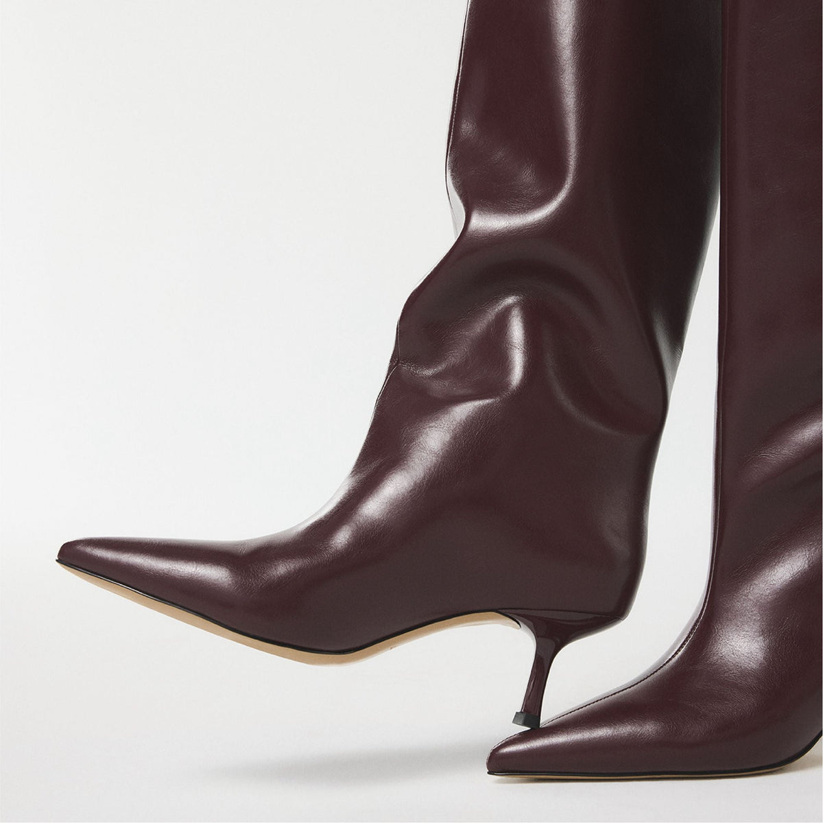 Selora in Burgundy - Knee-high boot, Stiletto heel | Aldo