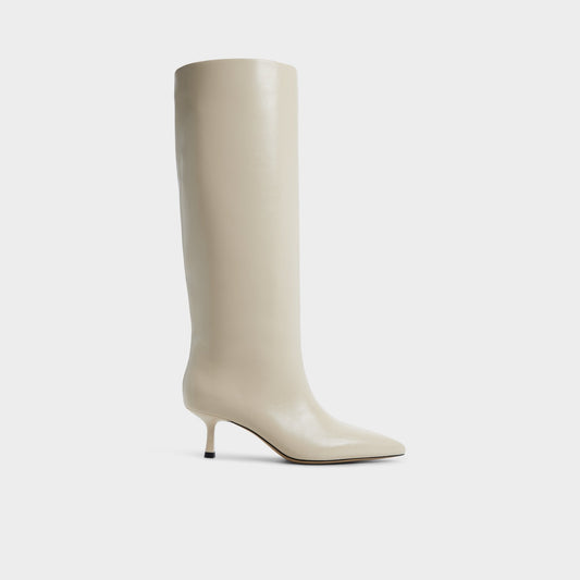 Selora in Cream 14166956 - Knee-high boot, Stiletto heel | Aldo