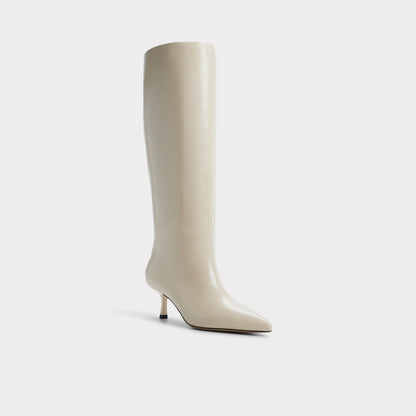 Selora in Cream 14166956 - Knee-high boot, Stiletto heel | Aldo