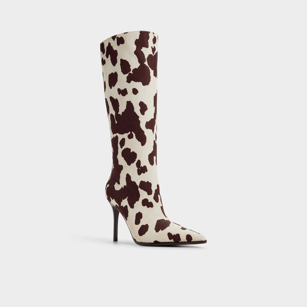 Re in Emma Open Brown - Knee-high boot, Stiletto heel | Aldo