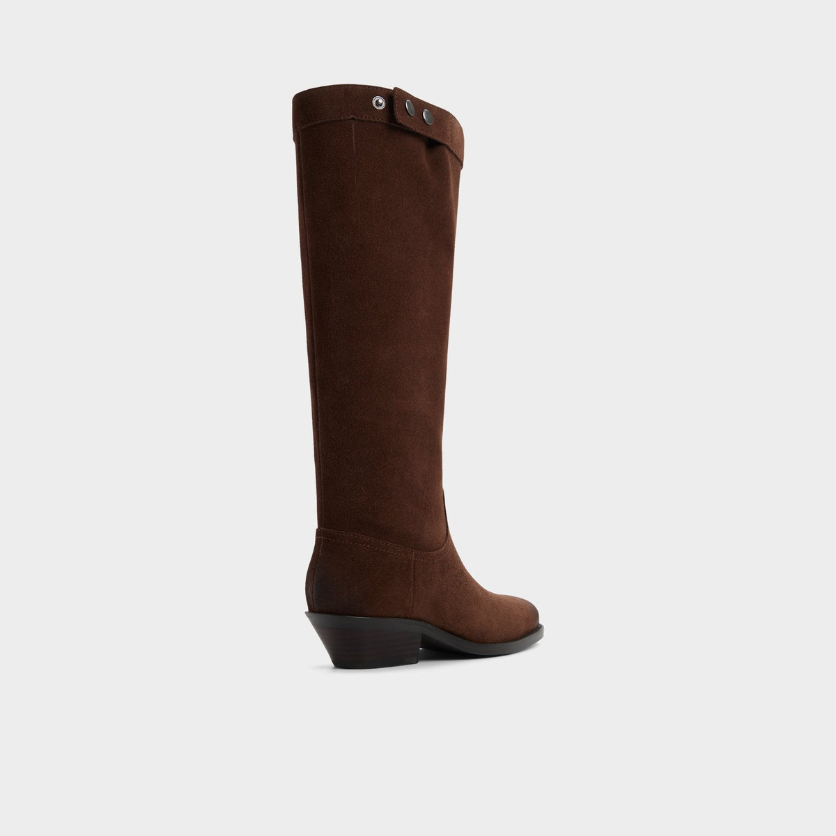 Emberlyn in Dark Brown 14163446 - Knee-high western boot, Cup sole | Aldo