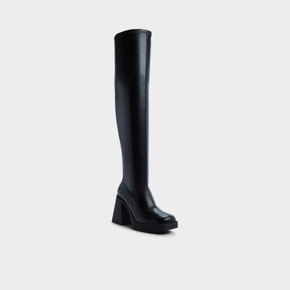 Maritza in Black - Over-the-knee boot, Platform | Aldo