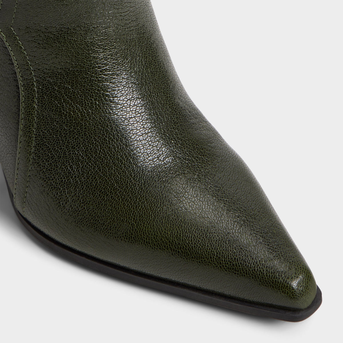 Saddle in Dark Green - Knee-high boot, Block heel | Aldo