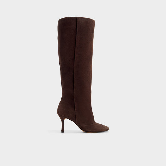 Frankey in Dark Brown - Knee-high boot, Stiletto heel | Aldo