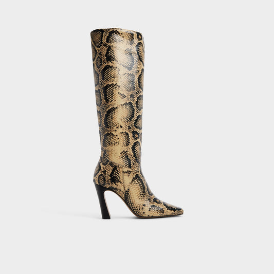 Vivienna in Brown Multi - Knee-high boot, Block heel | Aldo