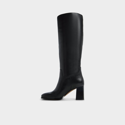 Elyze in Black - Knee-high boot, Block heel | Aldo