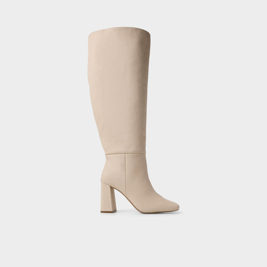 Helana in Wc Cream - Knee-high boot, Block heel | Aldo
