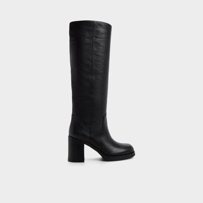 Juny in Black - Knee-high boot, Platform | Aldo