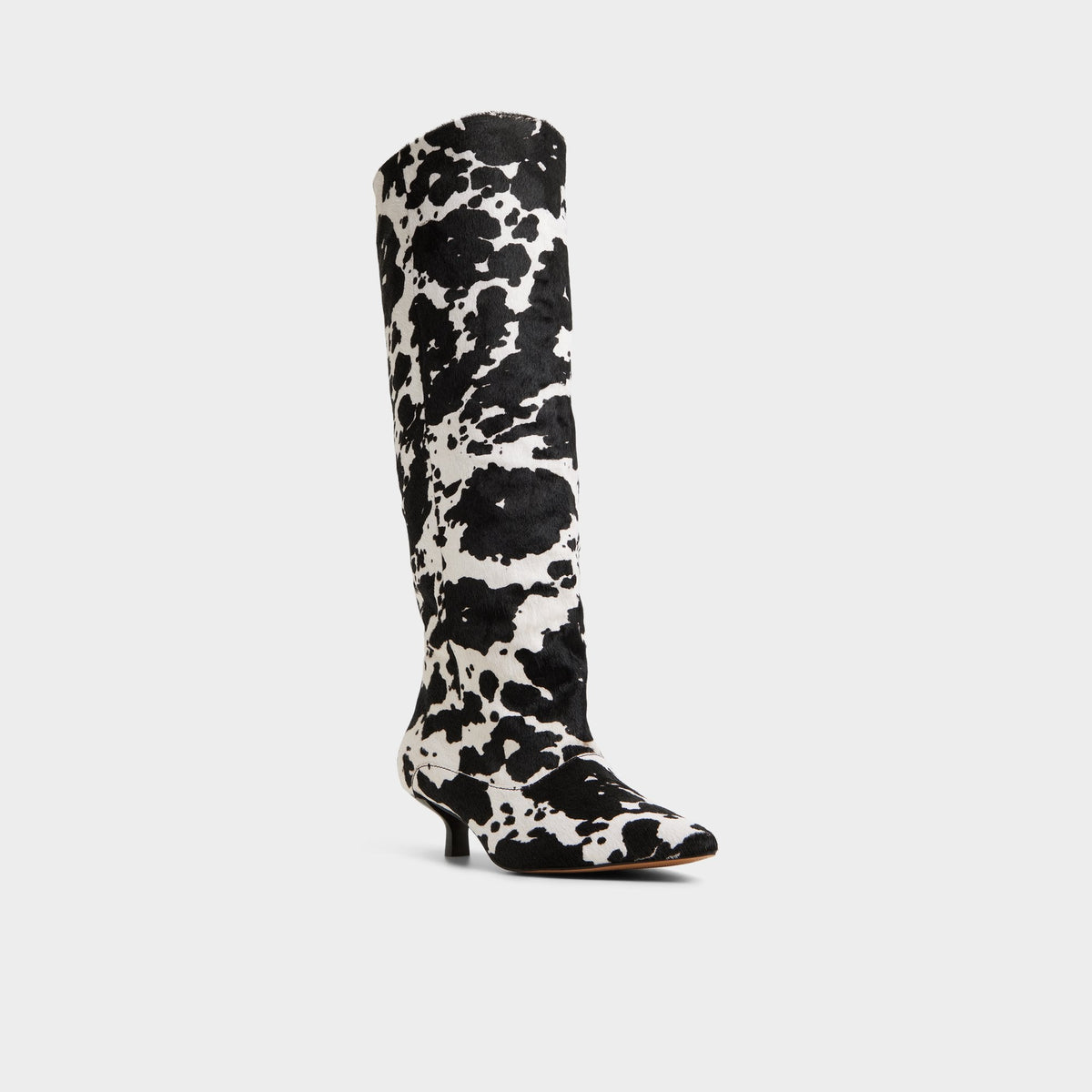 Everose in White Black - Knee-high boot, Kitten heel | Aldo