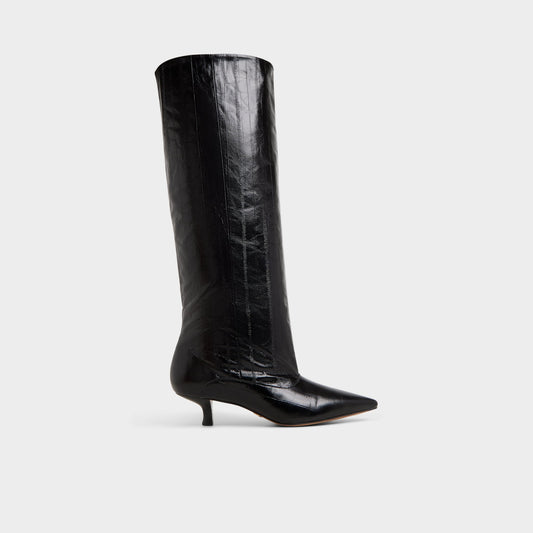Everose in Black - Knee-high boot, Kitten heel | Aldo