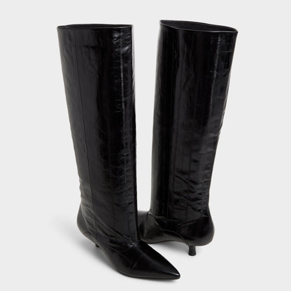 Everose in Black - Knee-high boot, Kitten heel | Aldo