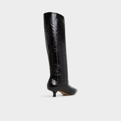 Everose in Black - Knee-high boot, Kitten heel | Aldo