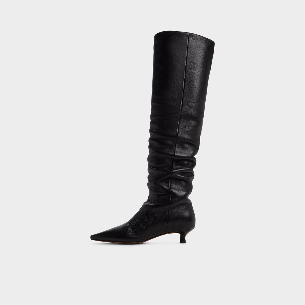 Muttsee Black Women's Tall Boots - Over-the-knee boot, Kitten heel | Aldo